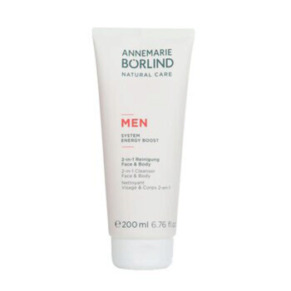 Annemarie Borlind Men's System Energy Boost 2-in-1 Cleanser Face & Body 6.76 oz Skin Care 4011061225376