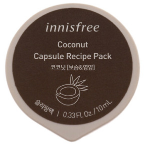 Innisfree Capsule Recipe Pack Mask - Coconut by Innisfree for Unisex - 0.33 oz Mask