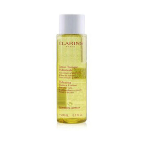 Clarins Hydrating Toning Lotion with Aloe Vera & Saffron Flower Extracts 6.7 oz Normal to Dry Skin Skin Care 3380810378825