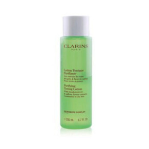 Clarins Purifying Toning Lotion with Meadowsweet & Saffron Flower Extracts 6.7 oz Combination to Oily Skin Skin Care 3380810378818