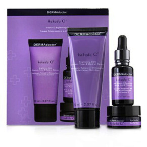 Dermadoctor - Kakadu C Vitamin C Brightening Kit: Daily Cleanser 70ml + 20% Vitamin C Serum 15ml + Eye Souffle 15ml  3pcs