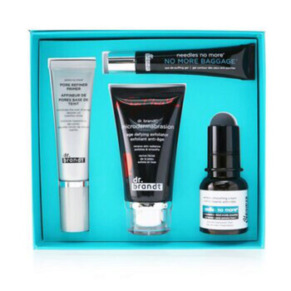 Dr. Brandt - 25 Years Of Dr. Brandt Kit: Microdermabrasion 60g+ Wrinkle Smoothing Cream 15g+ Pore Refiner Primer 30ml+ No More Baggage 15g  4pcs