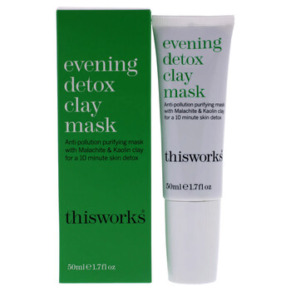 Thisworks Evening Detox Clay Mask by ThisWorks for Unisex - 1.7 oz Mask