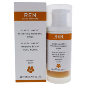 Ren Glycol Lactic Radiance Renewal Mask by REN for Unisex - 1.7 oz Mask