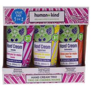 Human+Kind Hand Cream Trio by Human+Kind for Unisex - 3 x 1.7 oz Watermelon