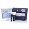 Jane Iredale - HE Minerals Kit: Lip Balm SPF 15 + Facial Brush + Wash Glove + Bag  3pcs+1bag