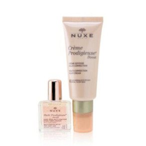 Nuxe - Nuxe Gift Set: Creme Prodigieuse Boost Multi-Correction Silky Cream 40ml + Huile Prodigieuse Florale Multi-Purpose Dry Oil 10ml  2pcs