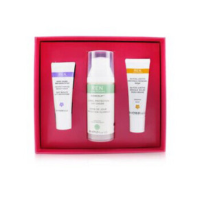 Ren - Face Favourites Set: Glycol Latic Mask 15ml + Evercalm Day Cream 50ml + keep Young & Beautiful Beauty Shot 10ml  3pcs
