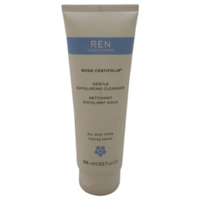 Ren Rosa Centifolia Gentle Exfoliating Cleanser by REN for Unisex - 3.3 oz Cleanser