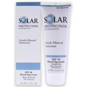 Tizo Solar Protection Formula Gentle Mineral Sunscreen SPF 58 by Tizo for Unisex - 2.5 oz Sunscreen