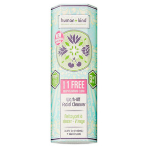 Human+Kind Wash-Off Facial Cleanser by Human+kind for Unisex - 3.38 oz Cleanser