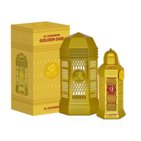 Al Haramain Unisex 50 Years Golden Oudh EDP 3.4 oz Fragrances 6291106811599