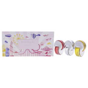 Bvlgari Omnia Collection by Bvlgari for Women - 3 Pc Mini Gift Set 3 x 0.5oz Omnia Golden Citrine, Omnia Crystalline, Omnia EDT Spray