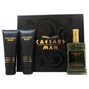 Caesars by Caesars for Men - 3 Pc Gift Set 4oz Cologne Spray, 3.3oz Hair And Body Wash, 3.3oz After Shave Balm