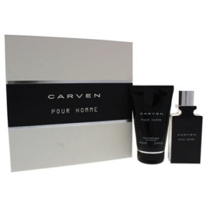 Carven Pour Homme by Carven for Men - 2 Pc Gift Set 1.66oz EDT Spray, 3.33oz After Shave Balm
