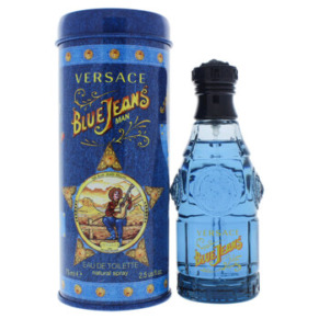 Versace Versus Blue Jeans By Gianni Versace For Men, Eau De Toilette Spray 2.5 oz