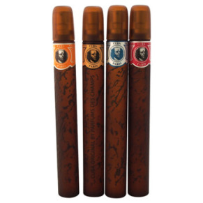 Cuba by Cuba for Men - 4 PC Gift Set 1.17oz cuba gold,1.17oz cuba blue, 1.17oz cuba red, 1.17oz cuba orange