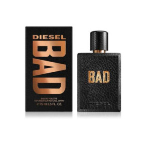Diesel Men's Bad EDT Spray 2.5 oz Fragrances 3605522052888