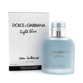 Dolce & Gabbana Men's Light Blue Intense EDP Spray 3.38 oz (Tester) Fragrances 3423473032892