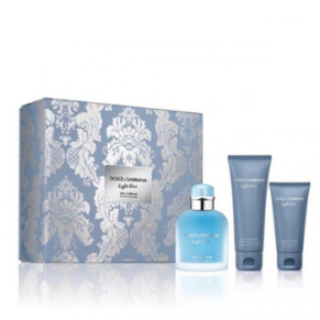 Dolce & Gabbana Dolce & Gabbana Men's Light Blue Eau Intense Gift Set Fragrances 3423478581654