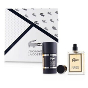 Lacoste - L'Homme Coffret: Eau De Toilette Spray 50ml/1.6oz + Deodorant Stick 75ml/2.4oz  2pcs