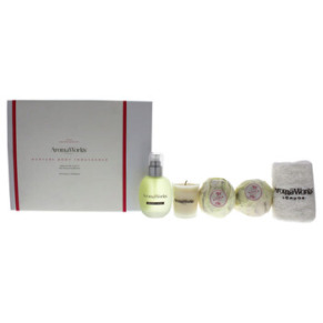 Aromaworks Nurture Body Indulgence Set by Aromaworks for Unisex - 5 Pc Set 3.4oz Body Oil, 2.6oz Candle, 2Pcs Duo AromaBomb, White Aromaworks Flannel