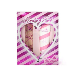 Aquolina Pink Sugar "Glowing Pink" Sweet Addiction In Window Box / Aquolina Set (W)